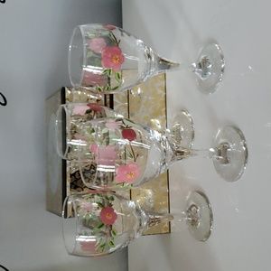 Franciscan Desert Rose goblets